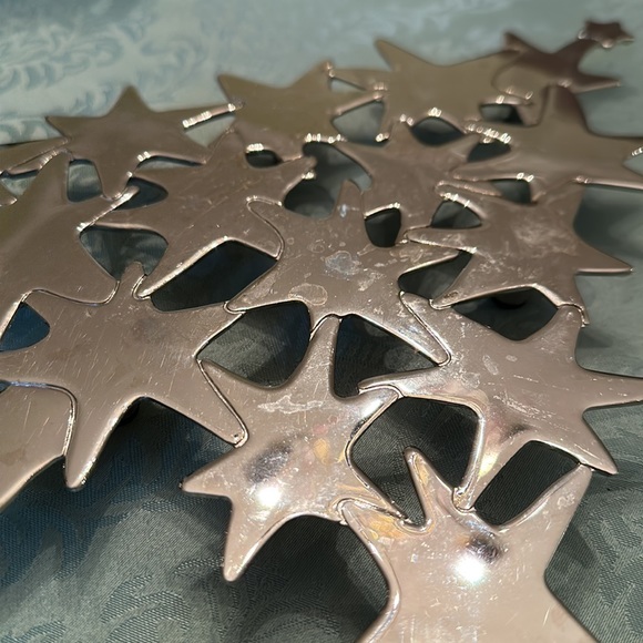 Dansk Metal Christmas Holiday Tree Footed Trivet - Picture 4 of 7